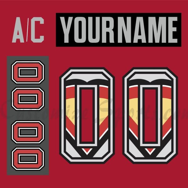 Henderson Silver Knights Customized Number Kit for 2023 Donate Life Jersey