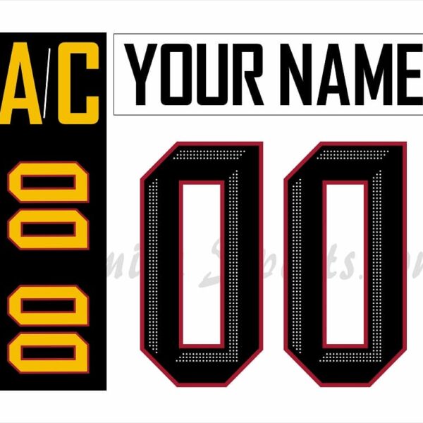 IIHF Team Germany Customized Number Kit for 2018-2021 Home Hockey Jersey