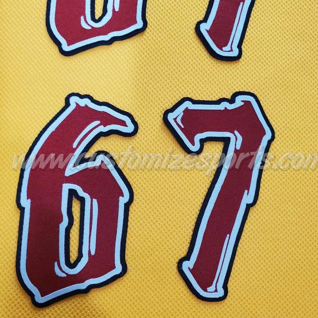 Arizona Coyotes Customized Number Kit for Black Excellence Warm up Jersey - Image 4