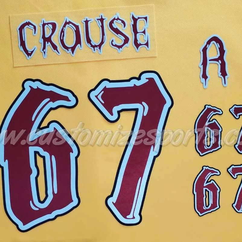 Arizona Coyotes Customized Number Kit for Black Excellence Warm up Jersey - Image 3