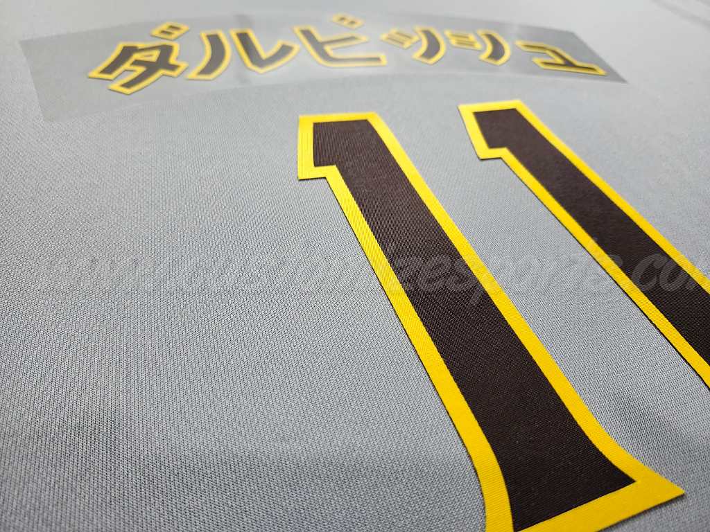 Baseball San Diego Padres Customized Number Kit for 2020-2023 Road Alternate Jersey - Image 5