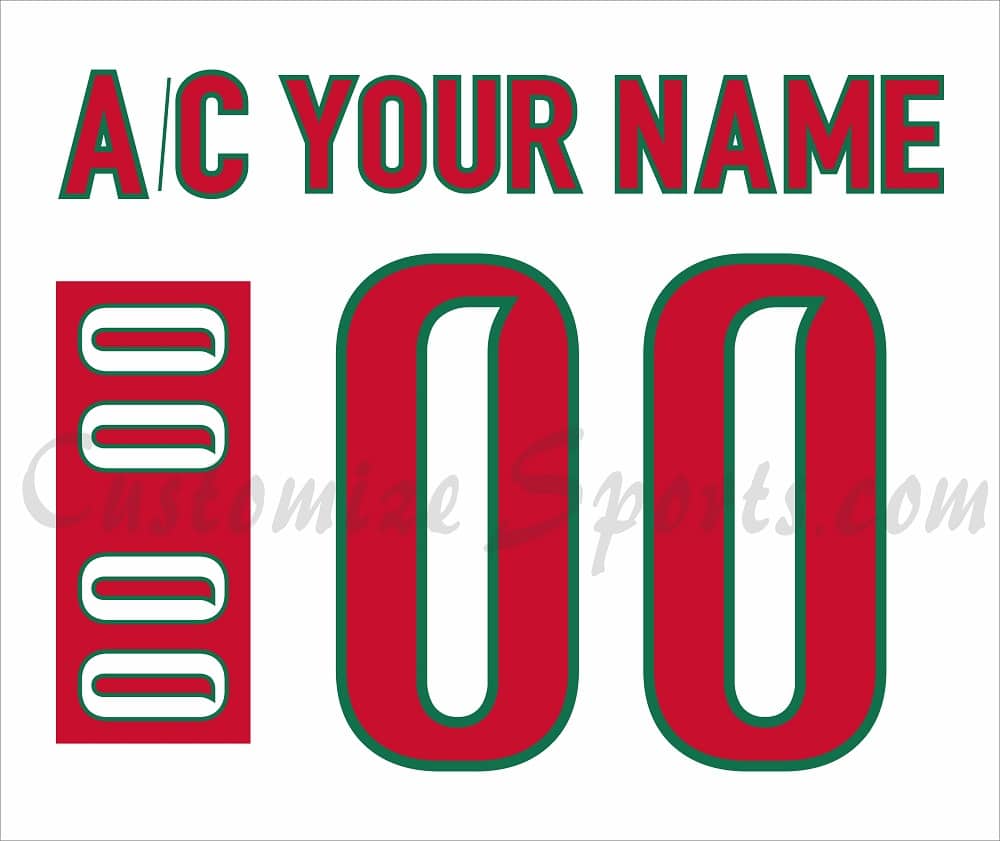 Cardiff Devils Customized Number Kit for 2019-2022 White Jersey
