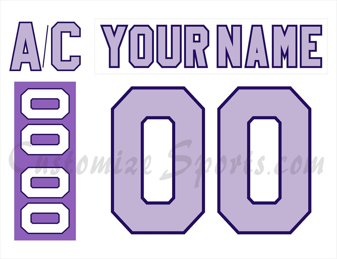 New York Islanders Customized Number Kit For 2022 HFC Jersey