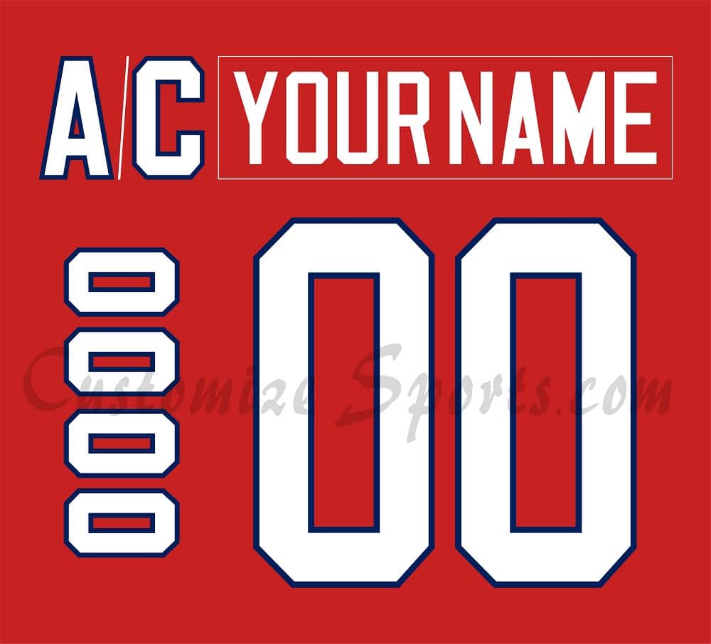 IIHF Team Russia Customized Number Kit for 1998 Red Olympic Hockey Jersey