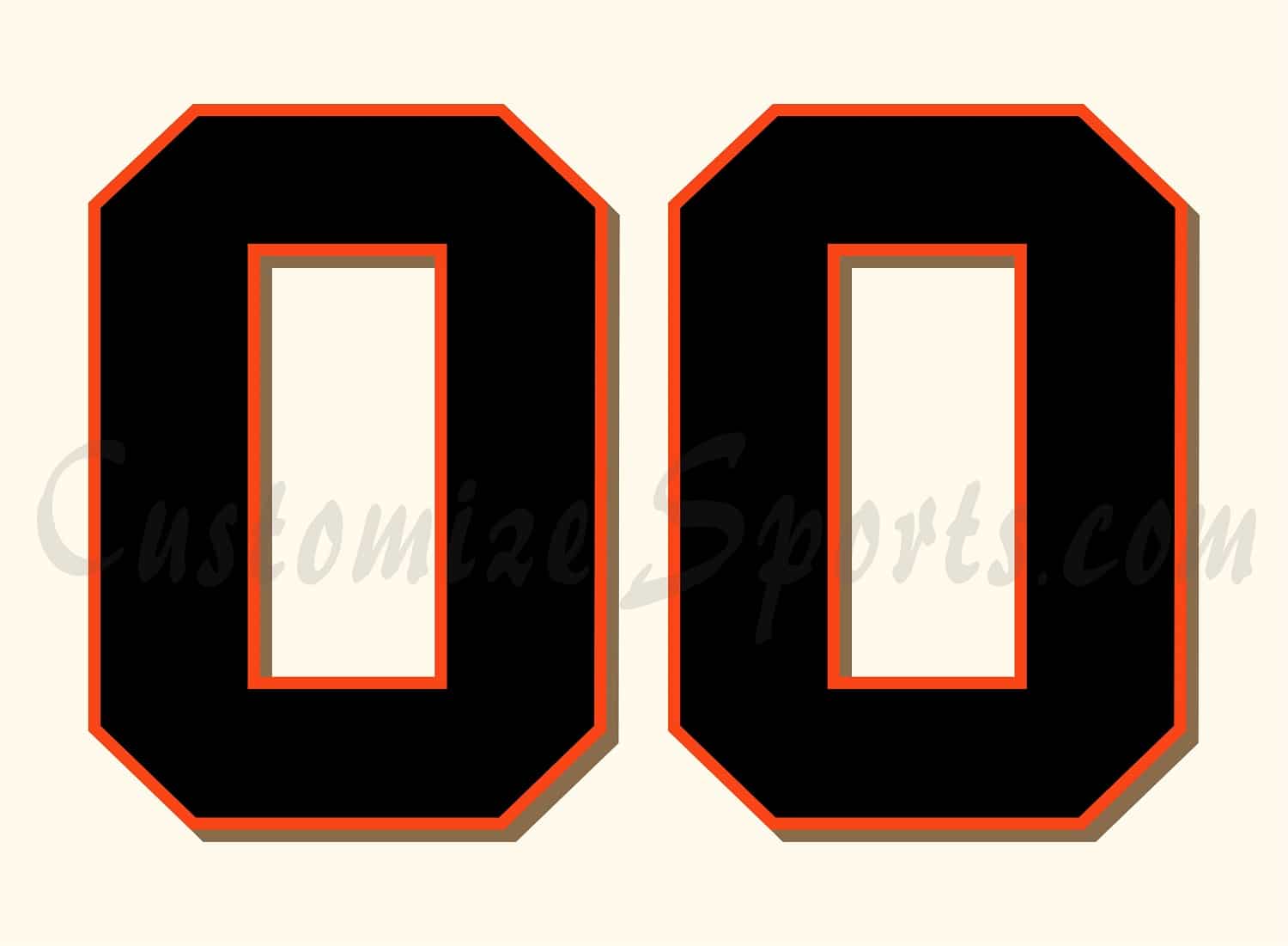 Baseball San Francisco Giants Customized Number Kit For 2014 Home Jersey