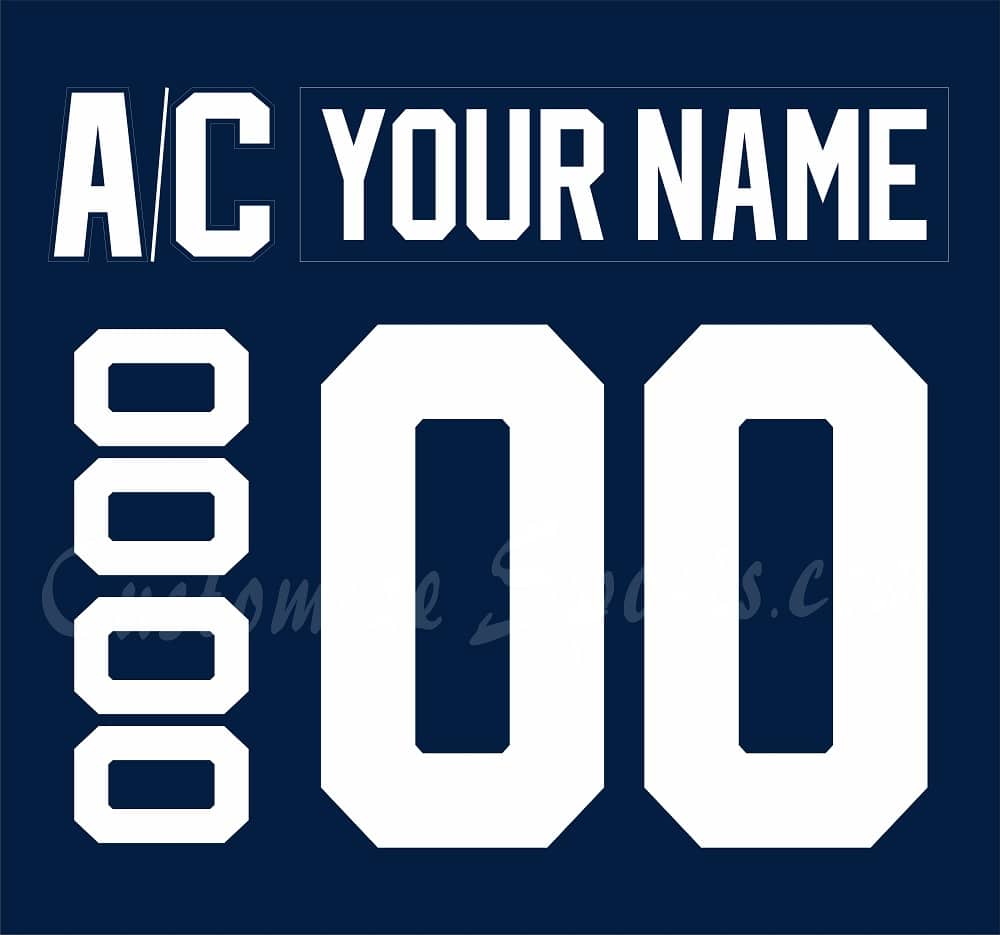 Sherbrooke Phoenix Customized Number Kit For 2022-Present Navy Jersey