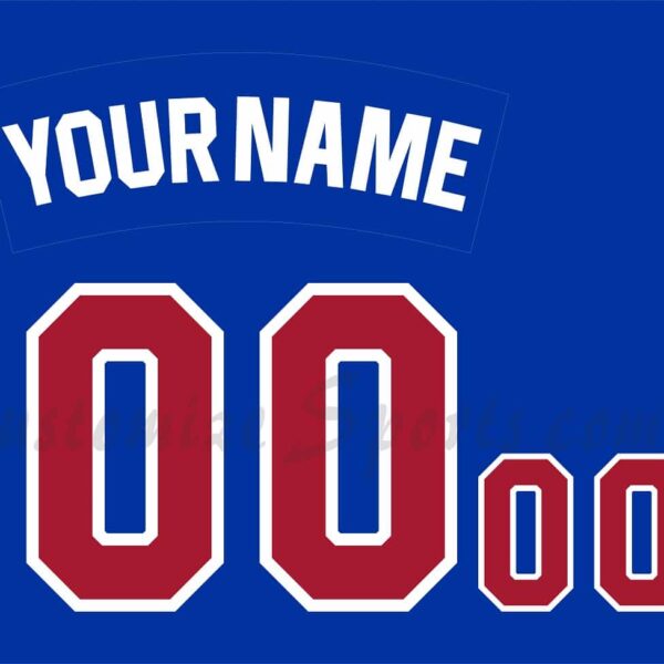 St Paul Saints Customized Number Kit for 2021-Present Royal Blue Alternate Jersey