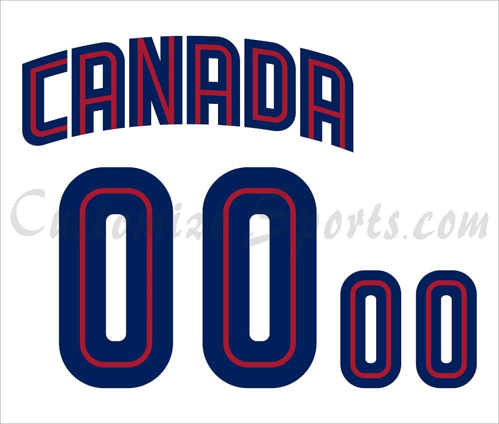 Baseball Toronto Blue Jays Customized Number Kit for 1998 Canada Day Jersey