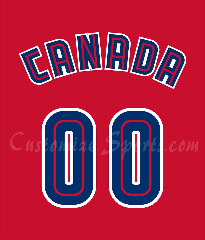 Baseball Toronto Blue Jays Customized Number Kit for 2001 Canada Day Jersey