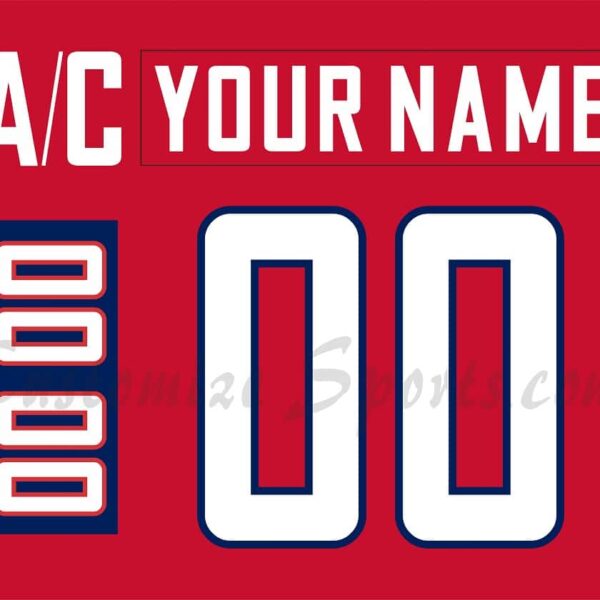 IIHF Team Russia Customized Number Kit for 2014 Olympic Sochi 3rd Hockey Jersey