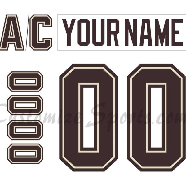 Hershey Bears Customized Number Kit for 2023-Present Home Jersey