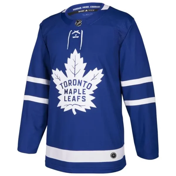Toronto Maple Leafs Adidas 2023 Mens Authentic Home Blank Jersey with Free Number Kit