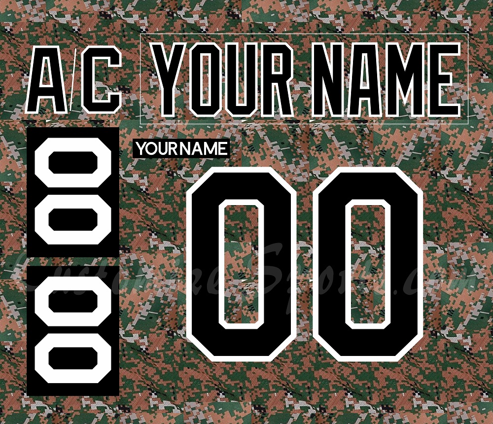 St Louis Blues Customized Number Kit For 2014 Military Jersey