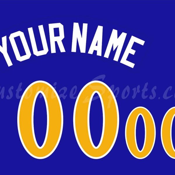 Baseball Wilmington Blue Rocks Customized Number Kit for 2018 Jersey