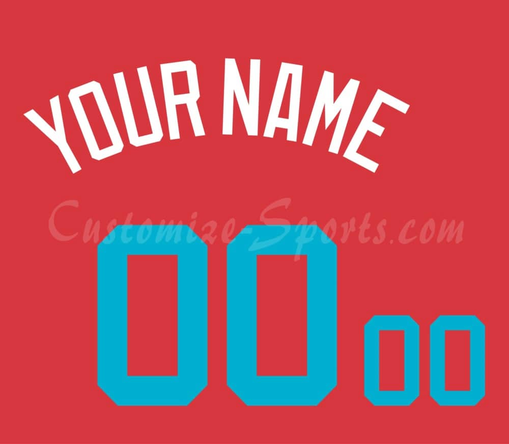 Baseball Cincinnati Reds Customized Number Kit for 2018 Players Weekend Jersey