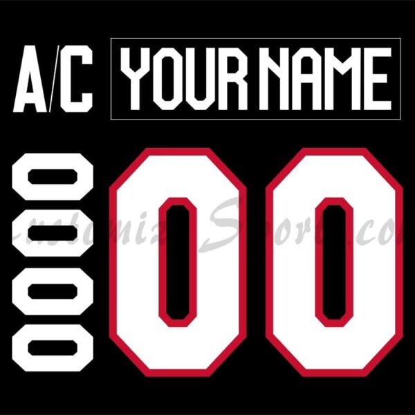 IIHF Team Canada WJC Customized Number Kit for 2023 Hockey Tournament Jersey