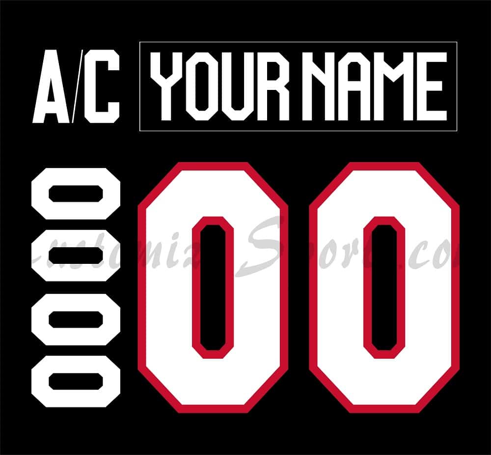 IIHF Team Canada WJC Customized Number Kit for 2023 Hockey Tournament Jersey