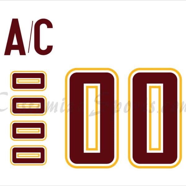 NCAA Bloomsburg State Huskies Customized Number Kit For 2023-Present Home Hockey Jersey