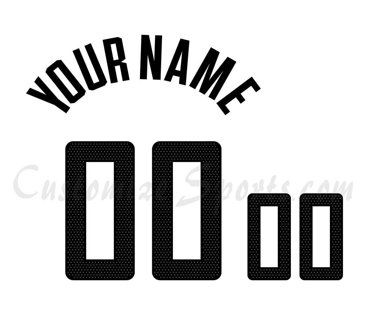 Basketball Los Angeles Clippers Customized Number Kit for 2019-2020 City Edition Jersey