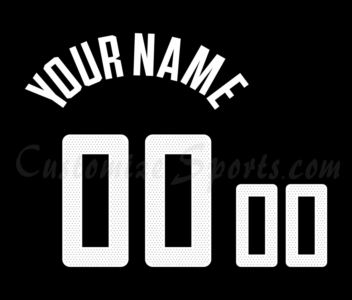 Basketball Los Angeles Clippers Customized Number Kit for 2020-2021 City Edition Jersey