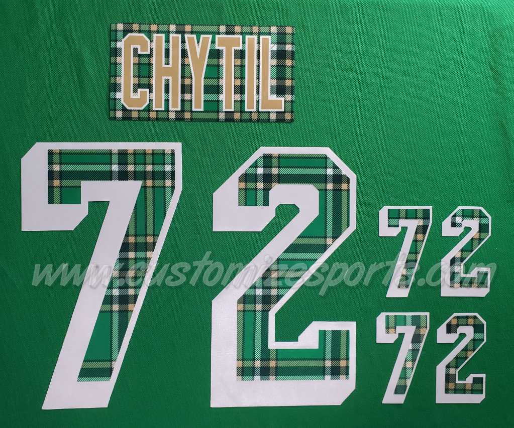 New York Rangers Customized Number Kit For St Patrick's Day 2018-2019 Jersey - Image 3