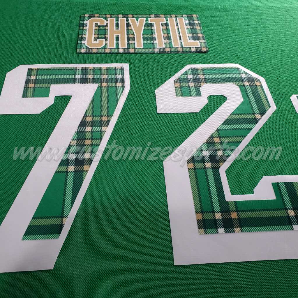 New York Rangers Customized Number Kit For St Patrick's Day 2018-2019 Jersey - Image 4