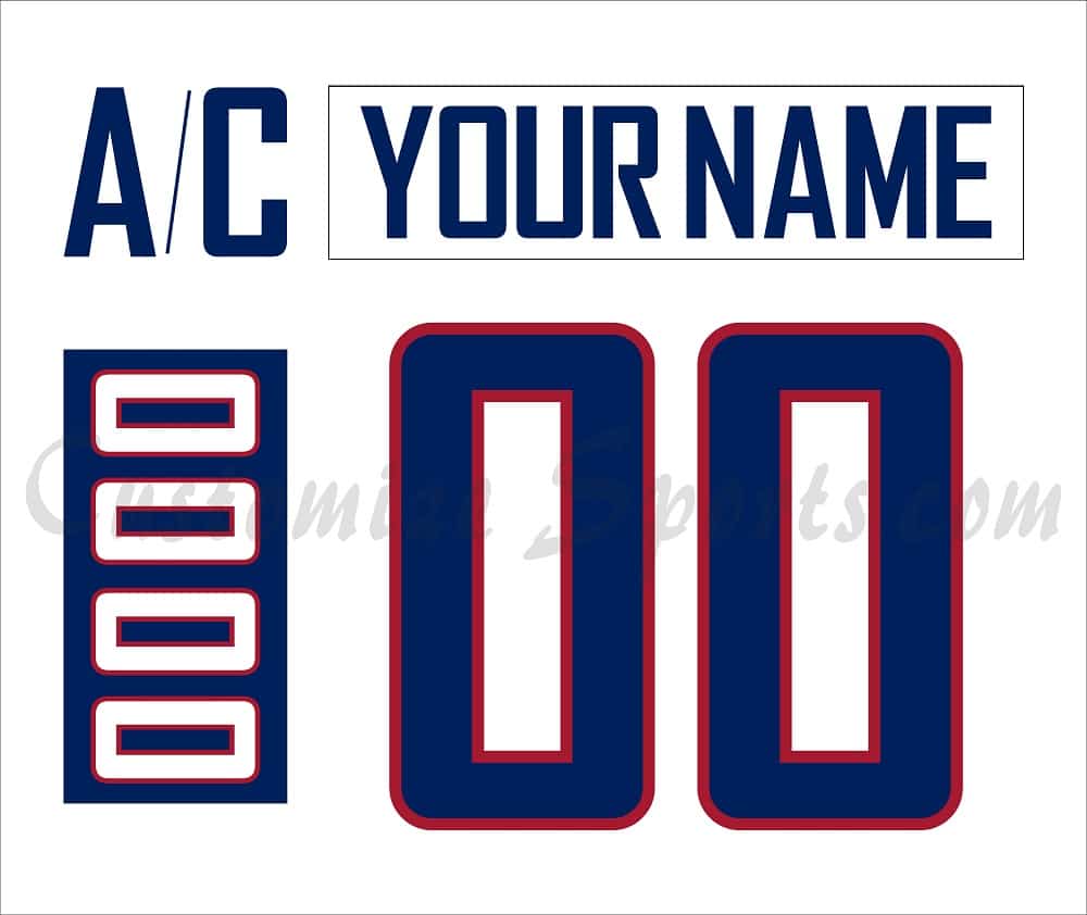WCH Team Slovakia Customized Number Kit For 2011-2013 Home Jersey
