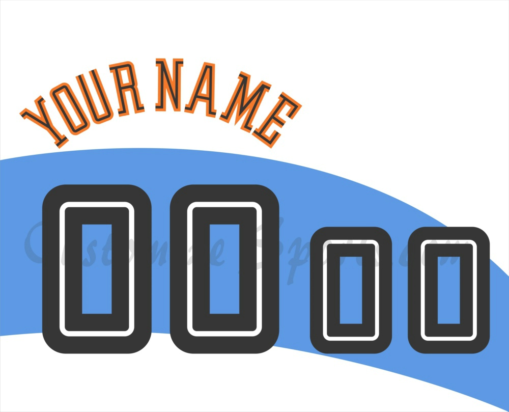 Basketball Cleveland Cavaliers Customized Number Kit for 1994-1997 Home Jersey