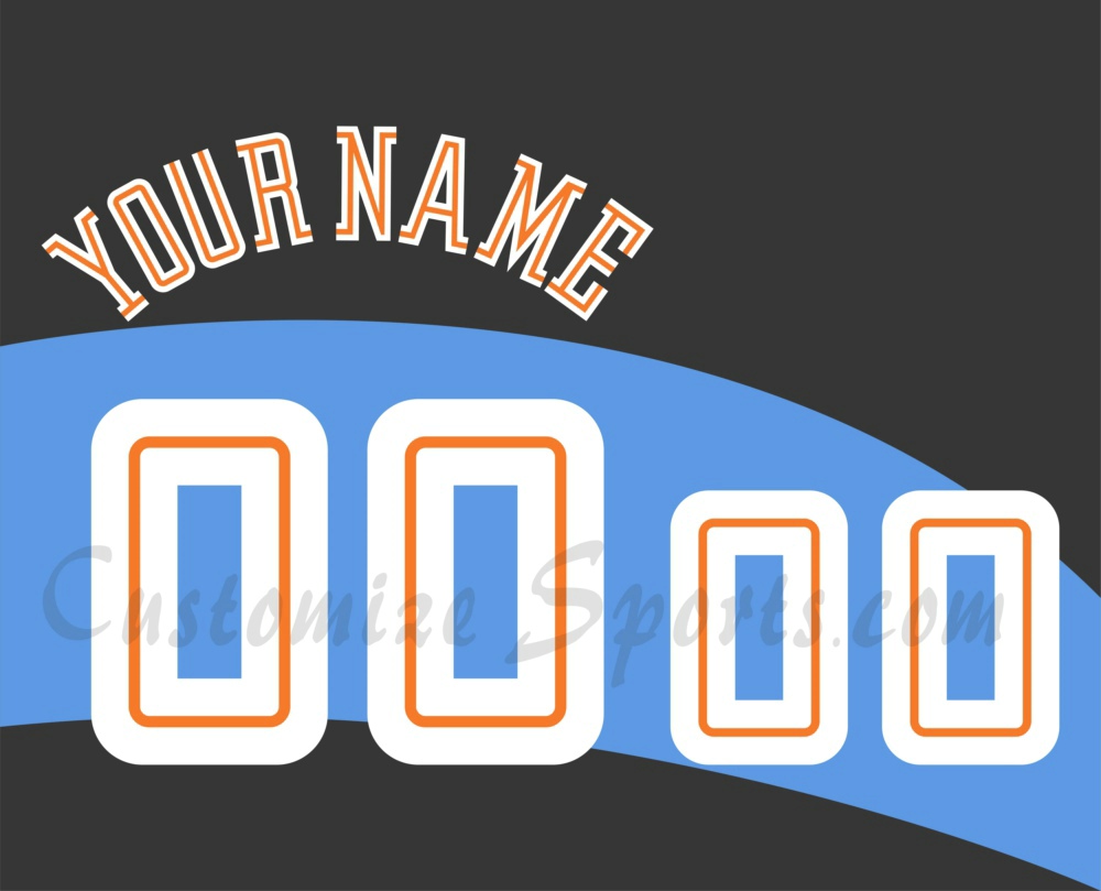 Basketball Cleveland Cavaliers Customized Number Kit for 1997-1999 Road Jersey