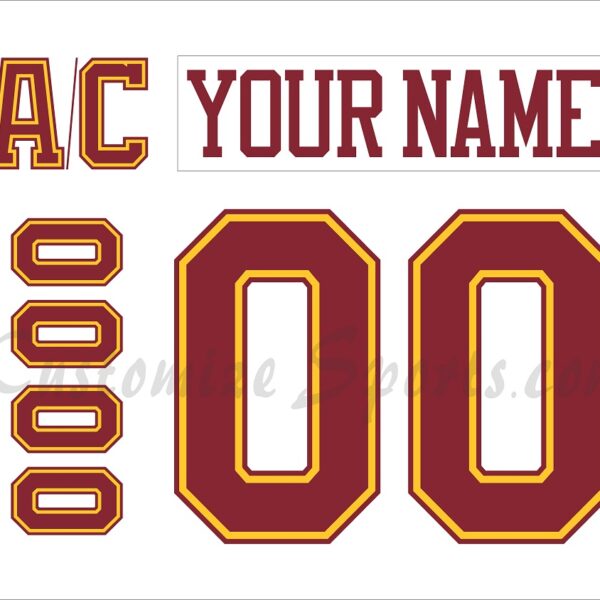 NCAA Minnesota Golden Gophers Customized Number Kit For 2022-2025 Home Hockey Jersey