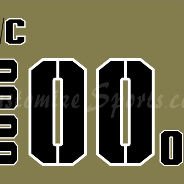 NCAA North Dakota Customized Number Kit For 2023 Military Hockey Jersey
