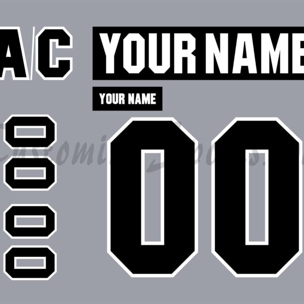 Texas Stars Customized Number Kit for 2023 Military Jersey