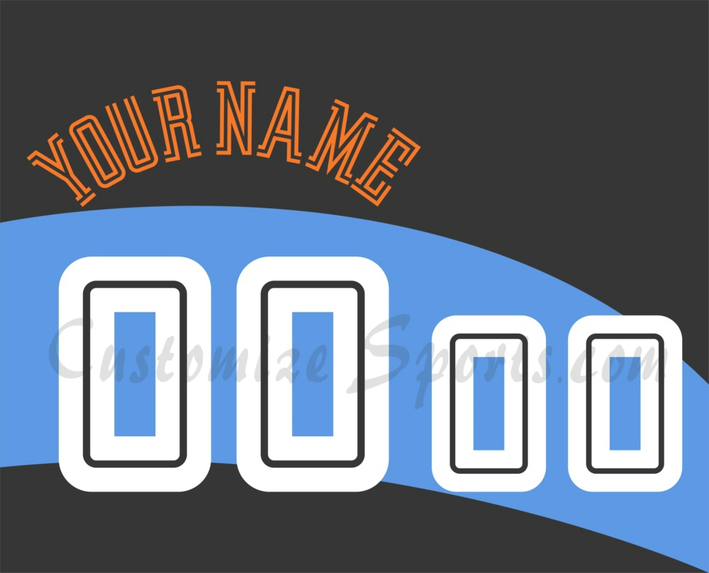 Basketball Cleveland Cavaliers Customized Number Kit for 1994-1997 Road Jersey