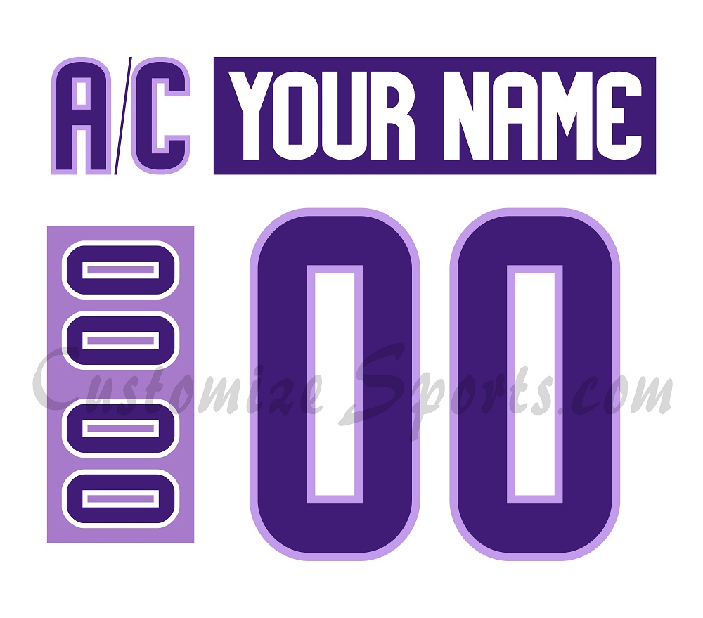 Arizona Coyotes Customized Number Kit For 2023-2024 HFC Jersey