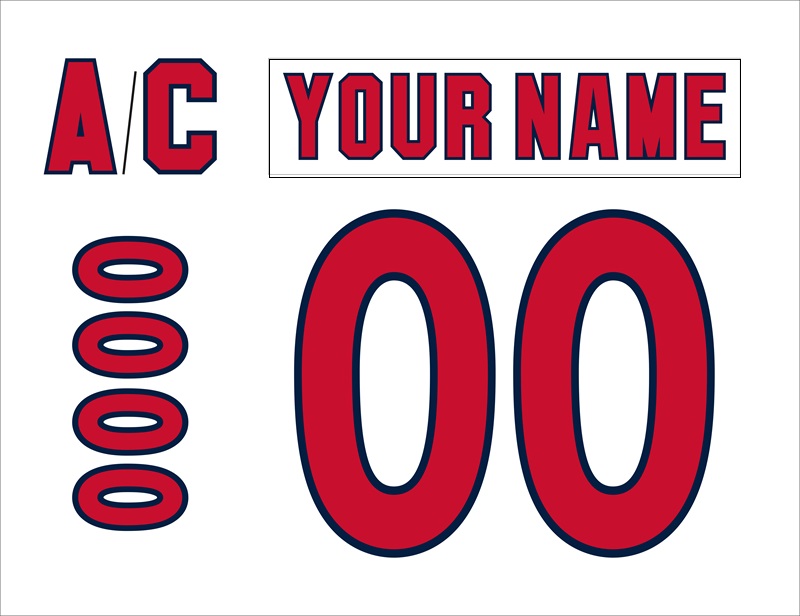 Acadie-Bathurst Titan Customized Number Kit For 2000-2007 White Jersey