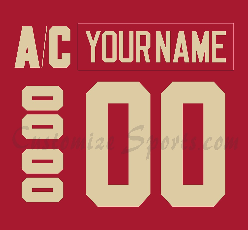 PWHL Montreal Customized Number Kit For 2023-2024 Home KOBE Brand Jersey