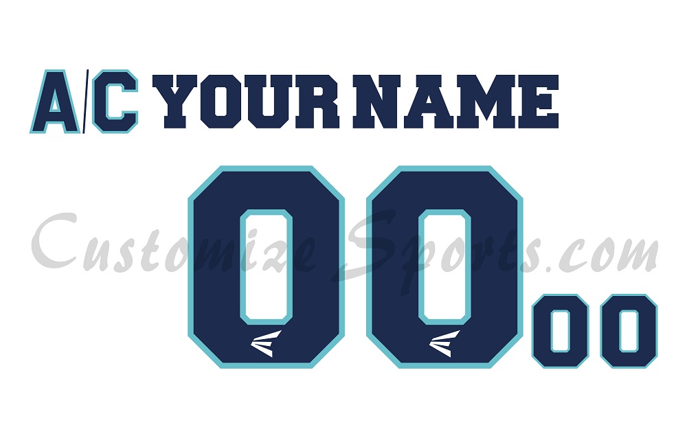 Rapperswil Jona Lakers Customized Number Kit for 2012-2013 Away Jersey