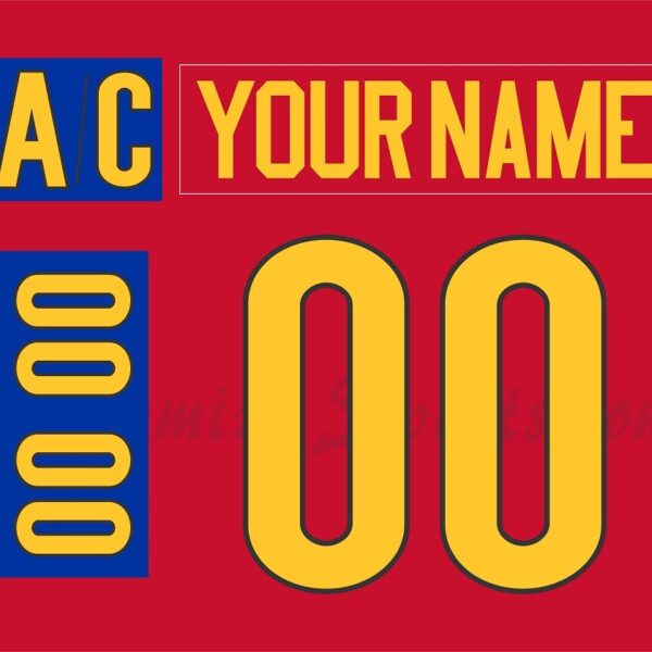 Cincinnati Cyclones Customized Number Kit for 2022-2023 Superman Jersey