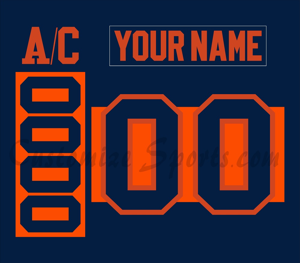 New York Islanders Customized Number Kit For 2024 Stadium Series Jersey