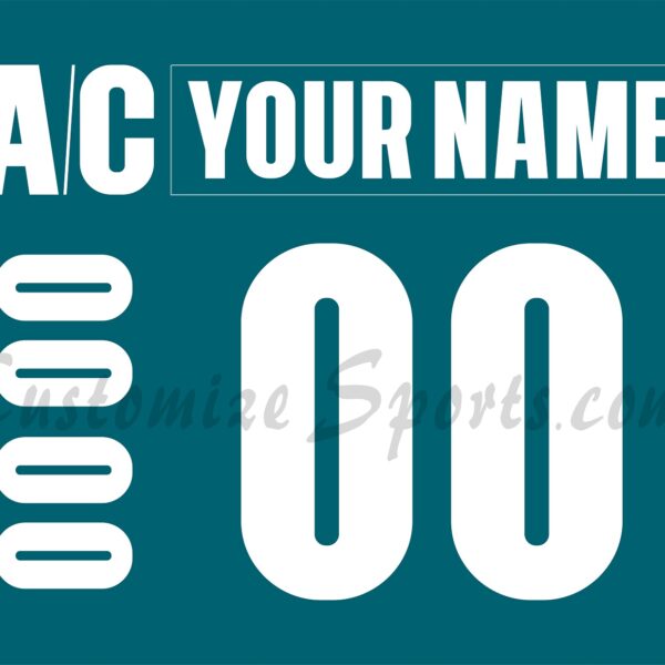 AHL All Star Customized Number Kit For 2024 Pacific Division Jersey