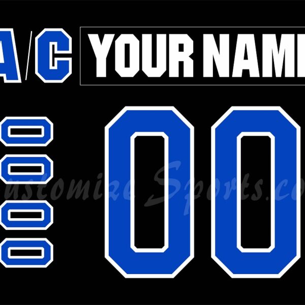 Jacksonville Icemen Customized Number Kit for 2022-Present 3rd Jersey