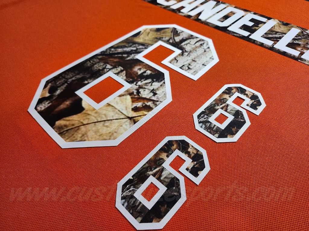 Minnesota Wild Customized Number Kit For 2016 Military Practice Jersey - Image 4