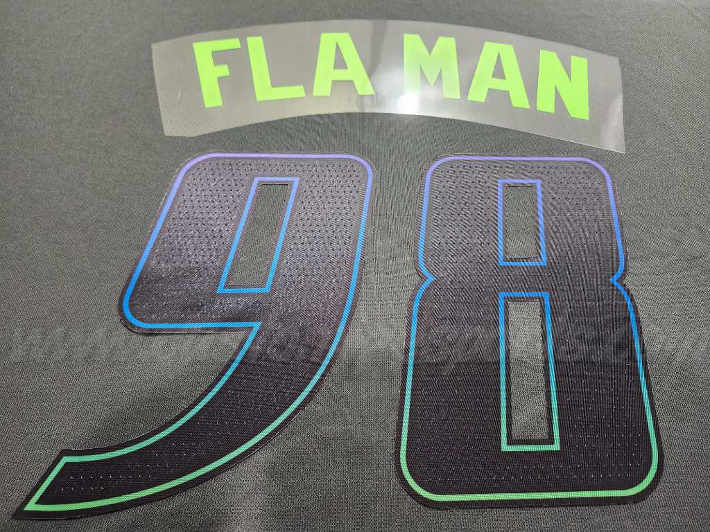 Baseball Tampa Bay Rays Customized Number Kit for 2024 City Connect Jersey - Image 3