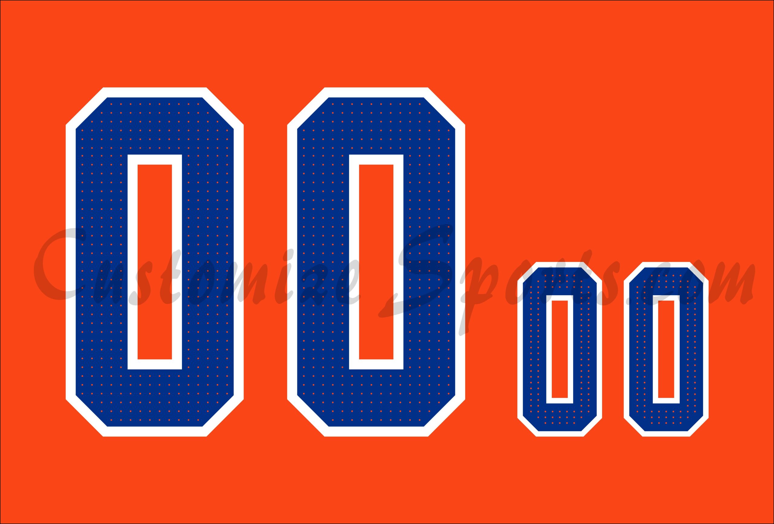 Florida Gators Customized Number Kit for 2024-Present Orange Baseball Jersey