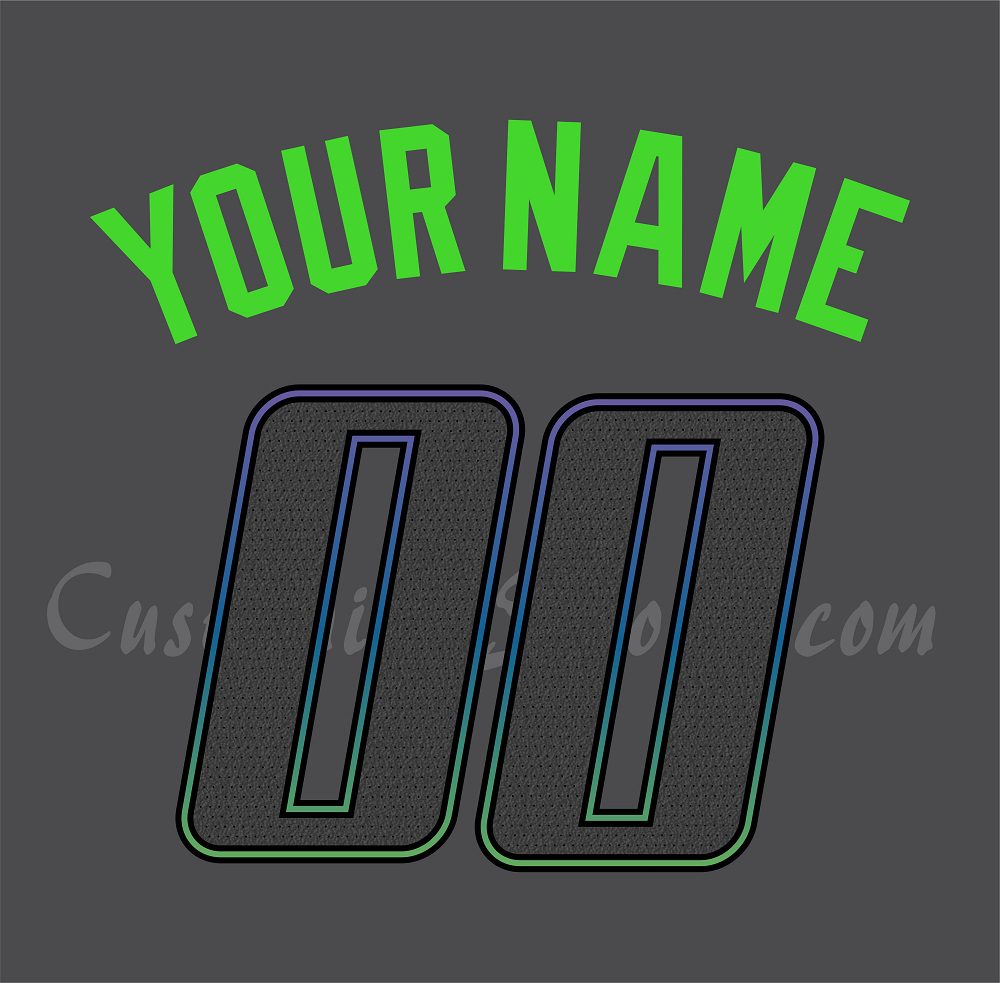 Baseball Tampa Bay Rays Customized Number Kit for 2024 City Connect Jersey