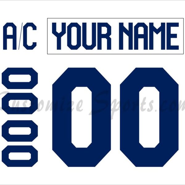 IIHF Great Britain  Customized Number Kit for 2024-Present Away Jersey