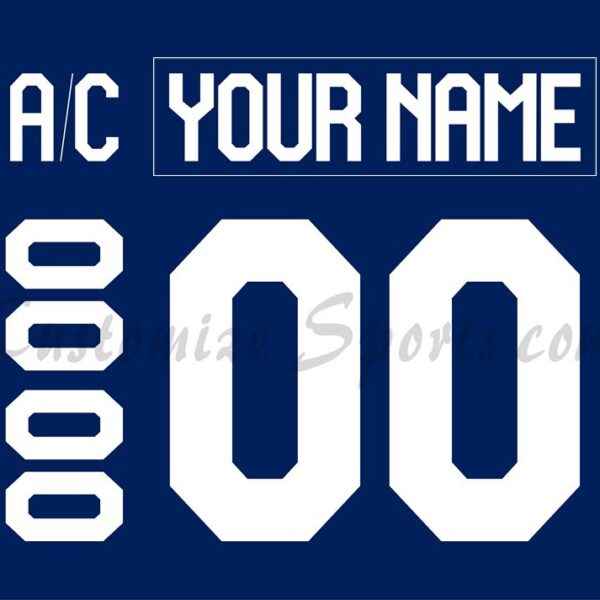 IIHF Great Britain  Customized Number Kit for 2024-Present Home Jersey