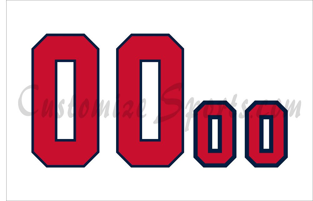 Baseball Team USA Customized Number Kit for 2020-21 Tokyo Olympics Home Jersey