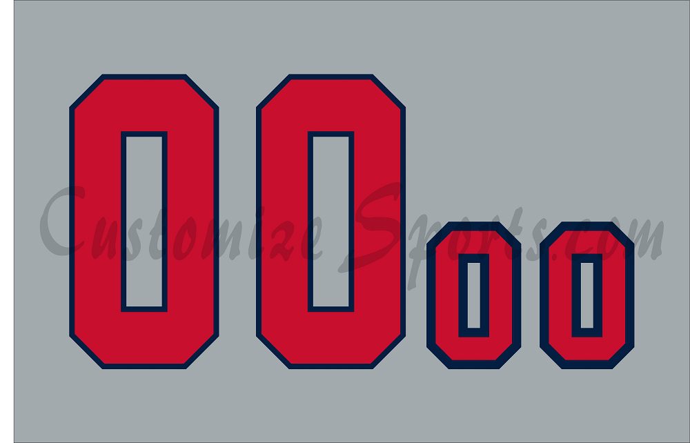 Baseball Team USA Customized Number Kit for 2020-21 Tokyo Olympics Road Jersey