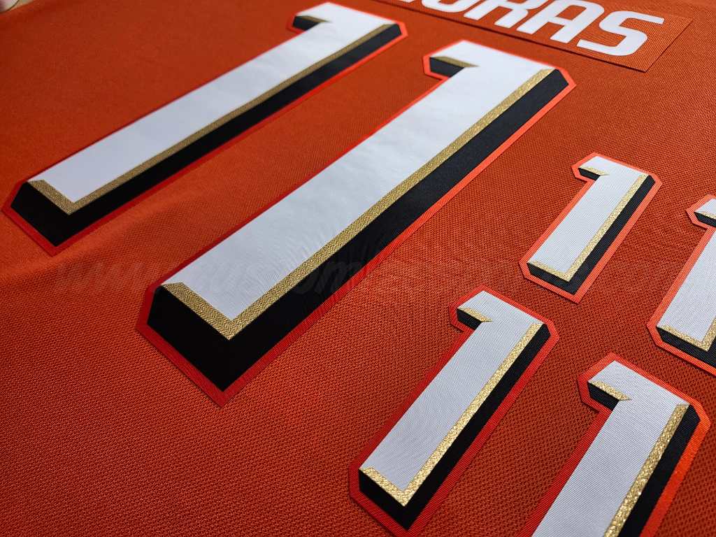 Anaheim Ducks Customized Number Kit for 2024-Present Home Jersey - Image 4